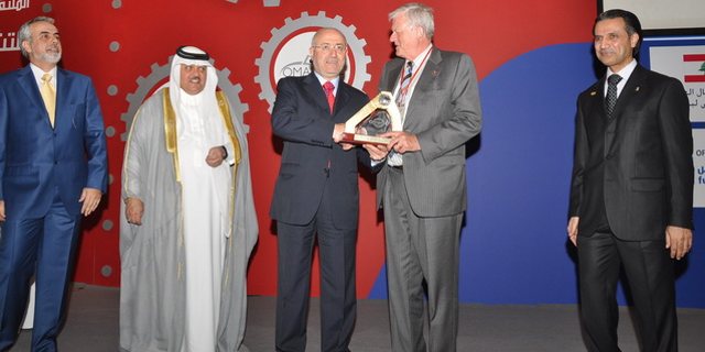 Awarded by the Conference’s chairman Dr. Zohair ALSARRAJ - KSA and<BR>
 H.E. Mr. Ghazi Aridi - Minister of Public Work and Transport, Lebanon.