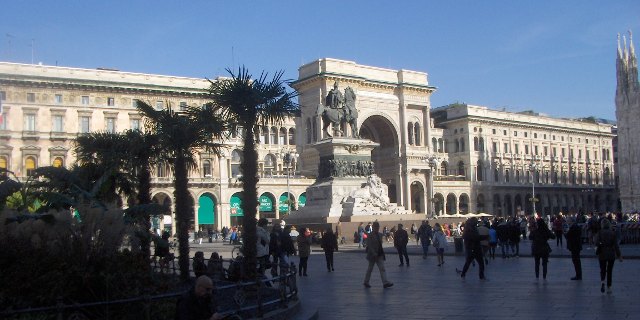 Piazza des Duomo, Vittorio Emanuele.