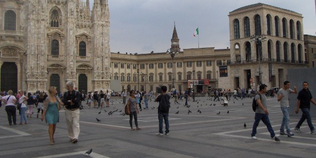La piazza del Duomo