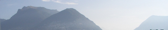 Skyline of Lugano