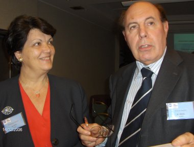 Dr. Fernanda Ferrazin, AIFA and Mr. Franco Santini, AIMAN