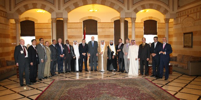 In the cabinet of the Prime Minister Najeeb MIKATI<BR>
The delegation after a fruitful discussion about the importance of maintenance.