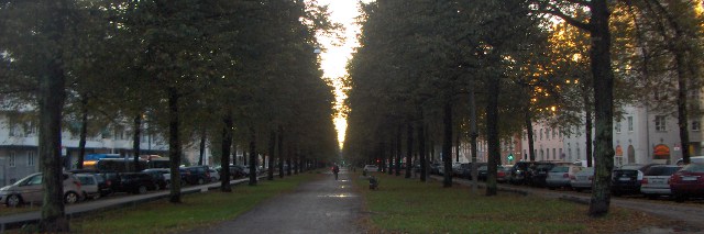 Early morning in Stockholm.