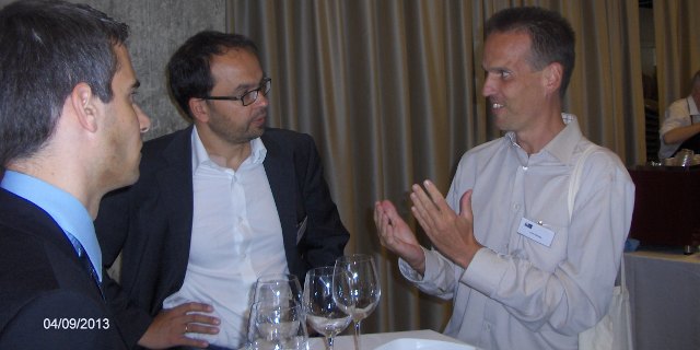 Prof. Christoph Heitz (CH) with Chris Rijdijk (NL).