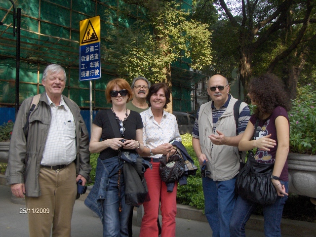 Sight seeing in the old town of Guangzhou.